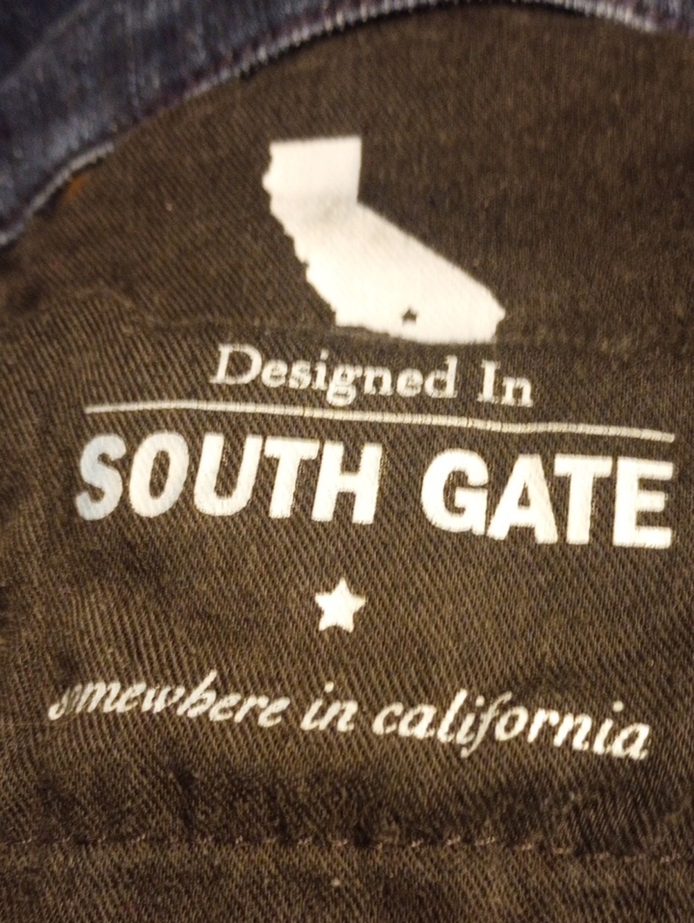 South Gate Dark Blue Flare Jeans for Women - Picture 10 of 10